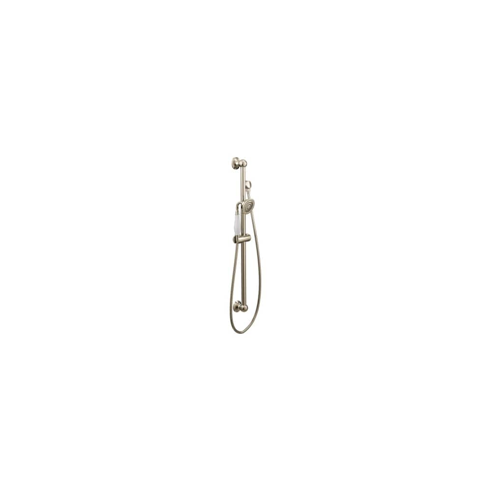 Moen S12107EPNL Weymouth 1.75 GPM Single Function Hand Shower Package with Eco Performance - Includes Slide Bar and Hose
