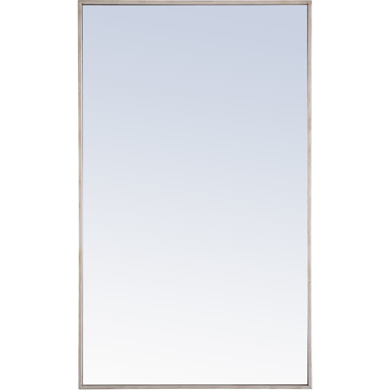 Elegant Lighting MR4076S Eternity 24" W x 40" H Rectangular Metal Framed Bathroom Wall Mirror