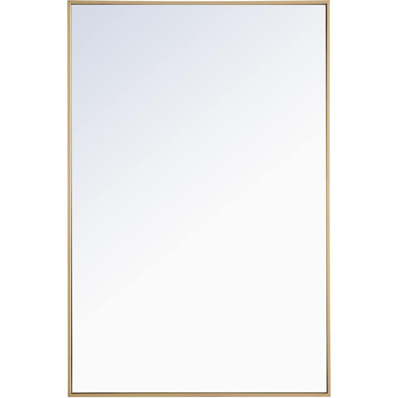 Elegant Lighting MR4078BR Eternity 42" W x 28" H Traditional Rectangular Framed Bathroom Wall Mirror