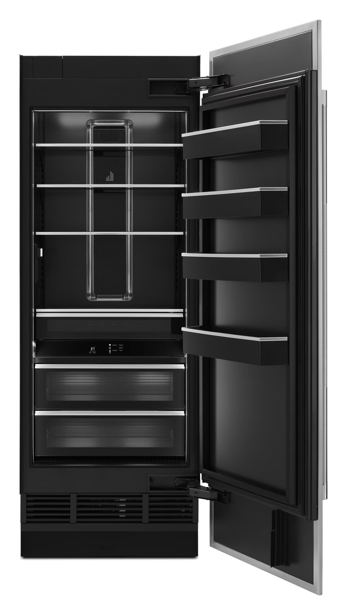 JennAir JBZFL18IGX-JBRFR30IGX 48" Counter Depth Column Refrigerator And Freezer