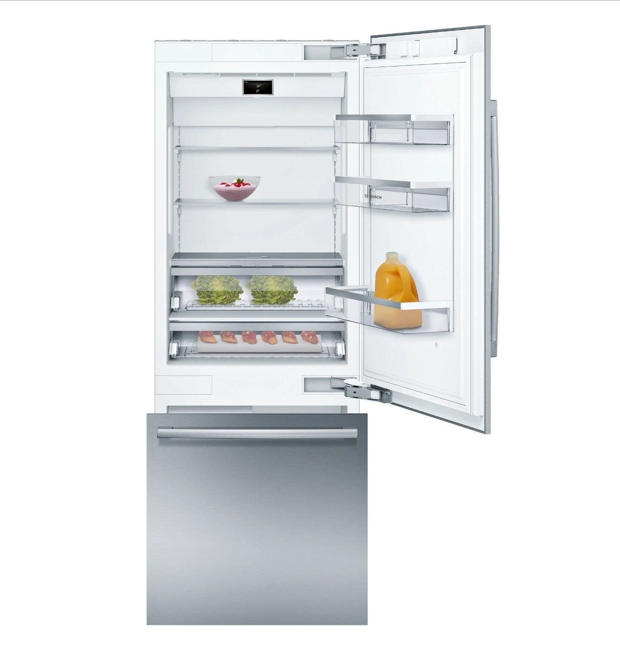 Bosch Benchmark Series B30BB930SS 30" Bottom Mount Refrigerator Counter Depth