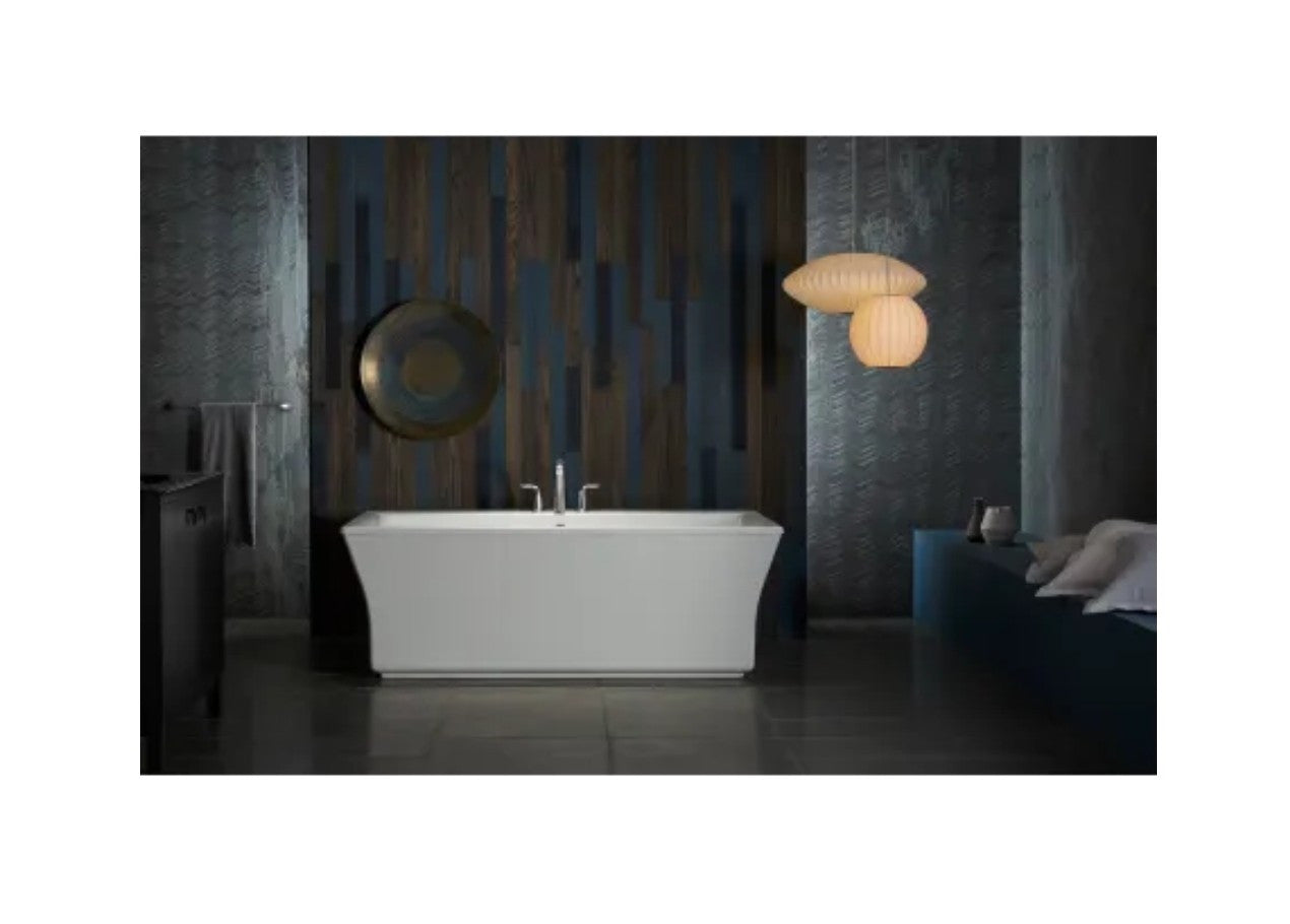 Kohler K-24011-0 Stargaze 60" Soaking Bathtub for Freestanding Installations